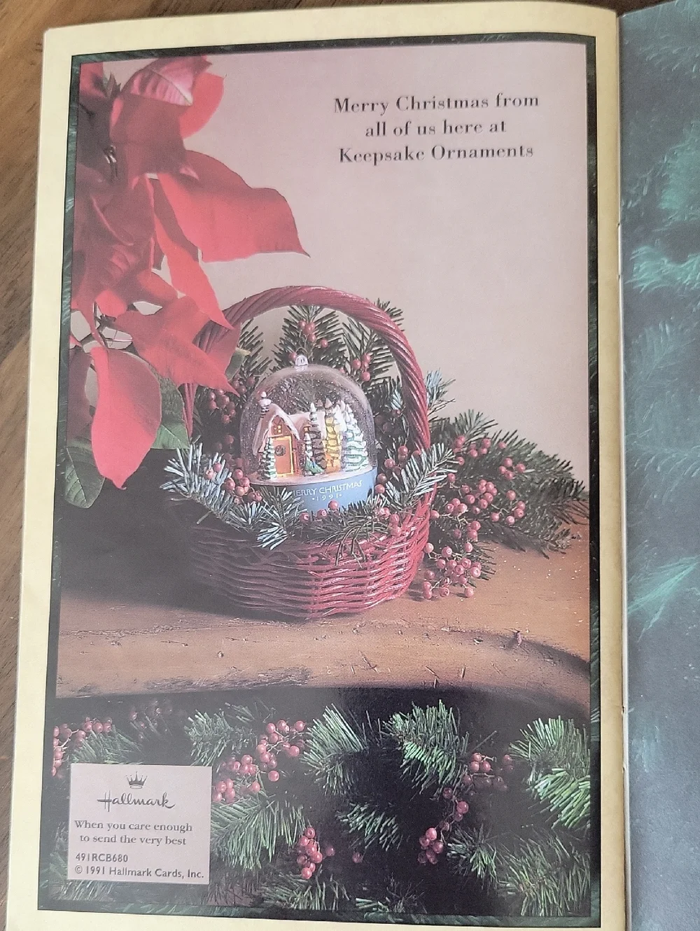 Hallmark 1991 Keepsake Ornaments DREAM BOOK